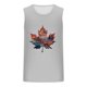 thumbnail image 4 of Camiseta sin mangas de cuello redondo para hombre, informal, a la moda, sin mangas, con estampado, cuello redondo, deportiva, de poliéster, 4 of 5