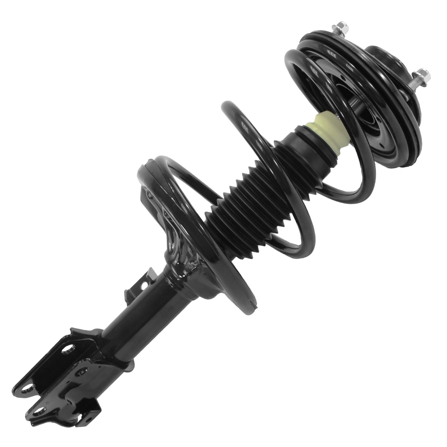 Detroit Axle - 2 Front Struts with Coil Spring for 2006-2012 Mitsubishi Eclipse, 2007 2008 2009 2010 2011 Quick Complete Struts Replacement Suspension Quick Install Ready Struts Shocks Assembly
