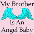 thumbnail image 2 of CafePress - My Brother Is An Angel Baby Infant Bodysuit - Baby Light Bodysuit, Size Newborn - 24 Months, 2 of 4
