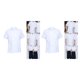 thumbnail image 1 of Wosthever Chaqueta de cocina con bolsillo y hebilla, uniformes de Chef de poliéster transpirables duraderos, restaurante, no destiñe Blanco l 2Conjunto, 1 of 1