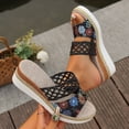thumbnail image 3 of Lovskoo Mens Plus Size Flip Flops Thick Rubber Sole Non Slip Durable Comfort Beach Sandals Summer, 3 of 8