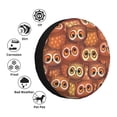 thumbnail image 4 of Balery Brown Owl Cubiertas para Neumáticos - Protector Resistente para Neumáticos de Camioneta, SUV, Remolque, Camper y RV-17 inch, 4 of 6