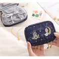thumbnail image 6 of Gamvdout Portable Jewelry Storage Bag Fabric Travel Jewelry Box Earrings Rings Bracelets Watches Jewelry Storage Box, 6 of 7