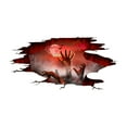 thumbnail image 2 of Fwttom Autocollants de Décoration de Sol d'Halloween Paume Rouge pour Salon, 2 of 9