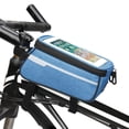 thumbnail image 4 of Bike Phone Front Frame Bag,Waterproof Bike Pouch Bag-Bicycle Top Tube Cycling Phone Mount with 6Inch Touch Screen Bike Phone Holder Storage Bag, 4 of 8