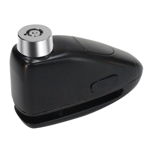 Bloqueo de freno de disco Yuarrent Seguridad Ajustable Bicicleta Motocicleta Portátil Reutilizable Scooter al aire libre Alarma de Bicicletas eléctricas Negro