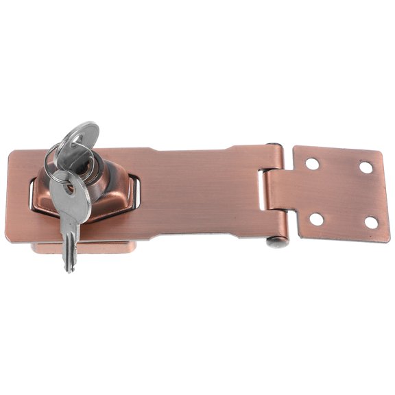 ULTNICE Cabinet Lock Stainless Steel Iron Hasp Latch Heavy Duty Security 1Set