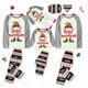 thumbnail image 3 of Pijama familiar a juego de Navidad, Conjunto de pijama gris de elfo, Feliz Navidad, diseño exclusivo, 3 of 3