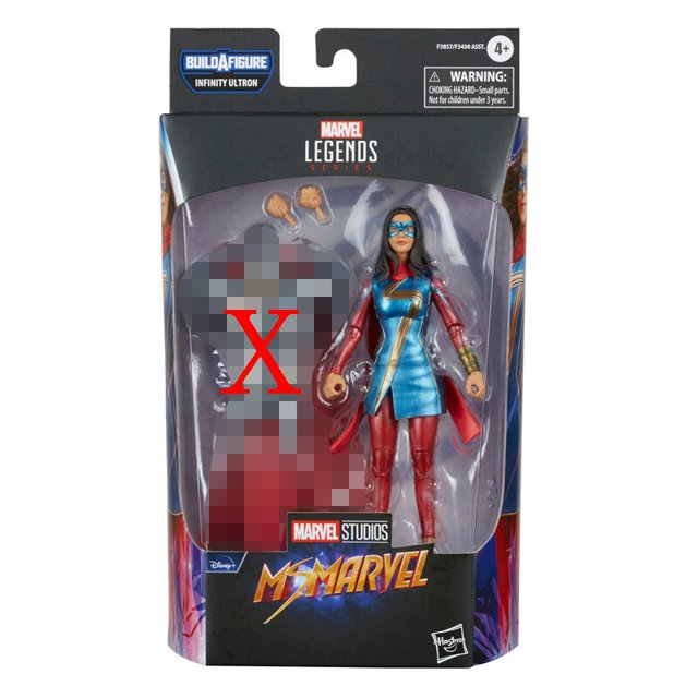 Original Marvel Legends Series MCU Sra. Marvel modelo de figura de acción de 6 pulgadas juguete coleccionable regalo de cumpleaños Gao Jinjia LED
