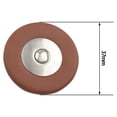 thumbnail image 3 of 28 Pcs Accessoires de Saxophone Coussinets en Cuir Remplacements en Cuir (Marron), 3 of 7