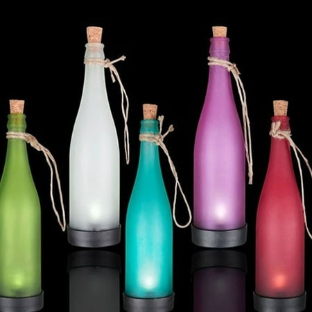 Solar Bottle Lamp Led Yard Decor Tree Lights Outdoor Hanging