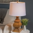 thumbnail image 3 of Georgia 29.5" Brown Resin Wood Table Lamp, 3 of 4