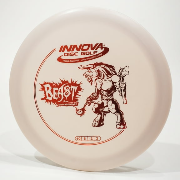 Innova DX Beast Disc Golf Distance Driver, Pick Color/Weight [Stamp & Exact Color May Vary] White 175-176 grams