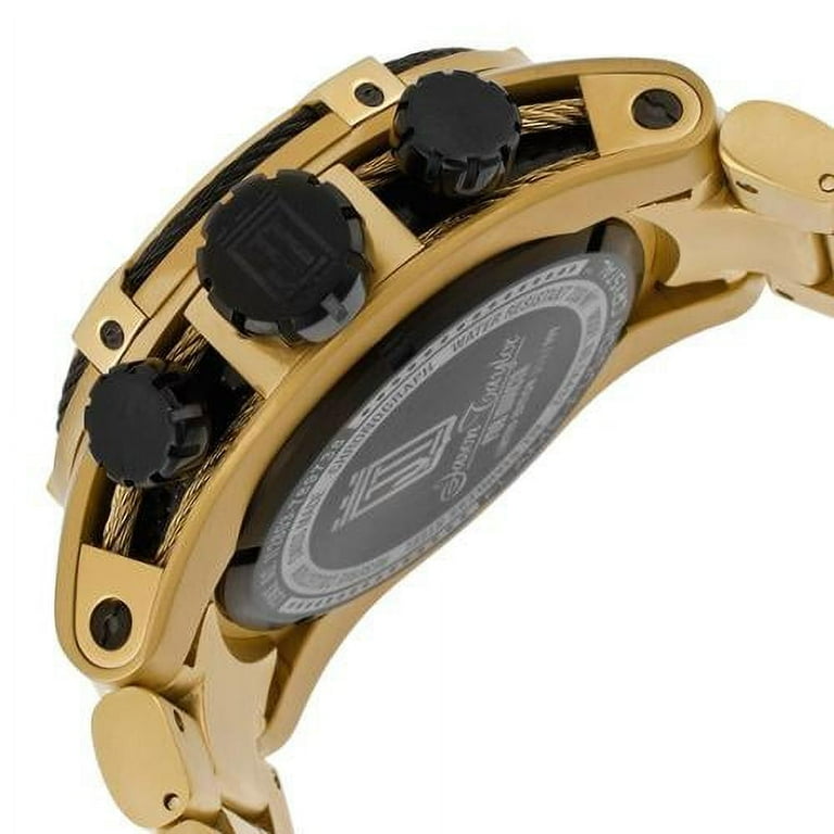 Invicta Men's 14432 Jason Taylor Analog Display Swiss Quartz Gold