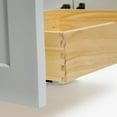 thumbnail image 4 of Ariel Taylor 43 In. Left Offset Rectangle Sink Vanity With Carrara White Marble Countertop In Grey, 4 of 10