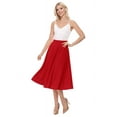 thumbnail image 4 of Women's Classic Pleated Midi Skirt Aline Flare for Everyday Elegance, 4 of 5