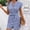 Blue, variant on Morttic Women's Striped Romper with Flutter Sleeves – V-Neck Button Front Belted Waist with Pockets Casual Summer Daily Blue,S