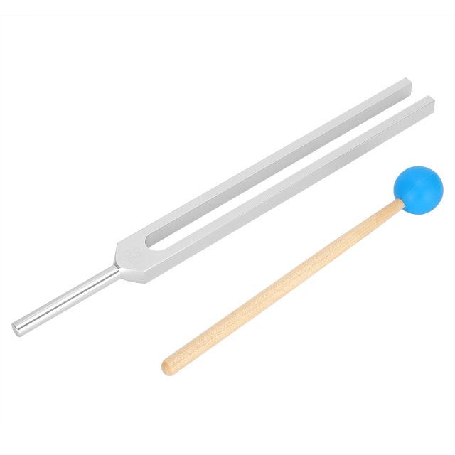 Juego de martillo de horquilla de afinación de aleación de aluminio para prueba de nervios terapia de curación de sonido LHCER Descripción de la referencia