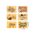 thumbnail image 5 of Set of 6 Happy Thanksgiving Cards with Envelopes Stickers Pumpkin Greeting Card, 5 of 9