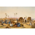 thumbnail image 3 of Ludwig Hans Fischer 24x17 Black Modern Framed Museum Art Print Titled - The Street Market, 3 of 5
