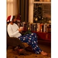thumbnail image 5 of Ekouaer 2 Pack Mens Pajama Pants Long Pjs Bottoms Soft Sleepwear Bottoms with Pockets Drawstring All-match Lounge Pants, 5 of 6