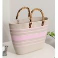 thumbnail image 3 of Large Straw Bag Beach Bag Tote Bag Shoulder Bag with Inner Bag Handbag Satchel Crossbody Bag Purses 2023, 3 of 9