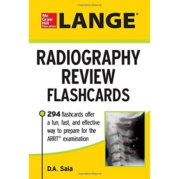 Pre-Owned LANGE Radiography Review Flashcards