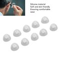 thumbnail image 3 of 10pcs  Domes, Soft Silicone Closed Domes Sound Amplifier Closed Domes  Earbud Earplug Accessories  Single Layer Double Hole Silicone Replacement Ear Plug Tips, 3 of 7
