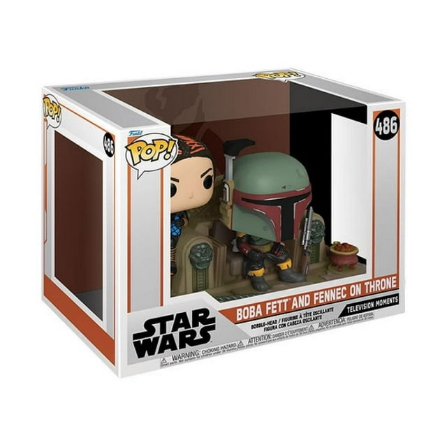 Figura Funko Boba Fett & Fennec en Trono 7.87 Pulgadas