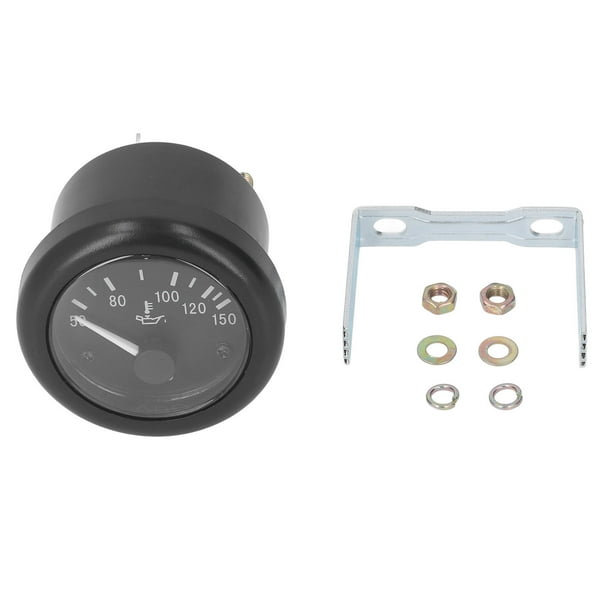 Medidor De Temperatura De Aceite De Coche, Medidor De Temperatura De Aceite, Termómetro De Refrigerante, Medidor De Temperatura De 52mm ABS, Rango De 50-150 ℃ Para Motor De Coche(24V)