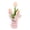 Pink, variant on Black Black Artificial Tulips Potted Plants For Home Decor Living Room Dining Table Hotels Window Ornaments