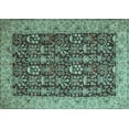 thumbnail image 1 of Ahgly Company Indoor Rectangle Persian Light Blue Traditional Area Rugs, 2' x 3', 1 of 4