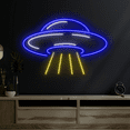 thumbnail image 3 of C-craft Space UFO Neon Sign Kids Room Decor Led Sign Bedroom Wall Decor House Decor Gift, 3 of 5