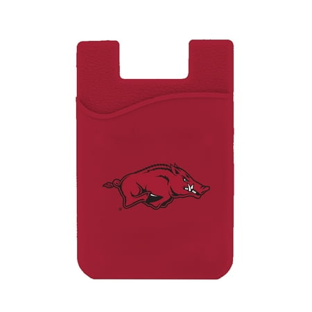 - Arkansas Razorbacks Silicone Credit Card Keeper Phone Wallet NCAA