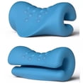 thumbnail image 1 of Almohada de soporte para camilla de cuello, almohada de masaje con soporte de tracción de columna Cervical y curvatura C para relajación de cuello y hombros, 1 of 8