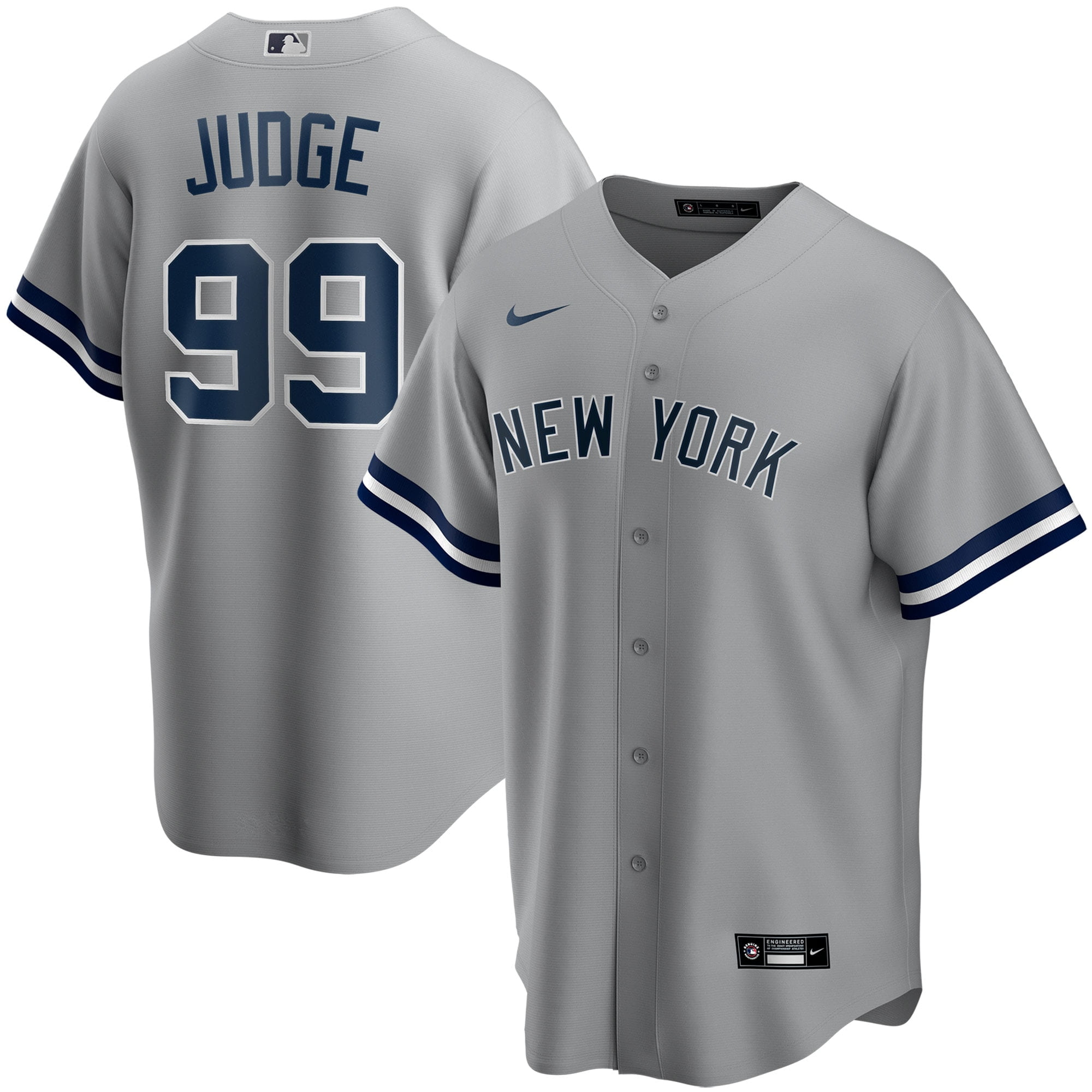 Aaron Judge New York Yankees Nike Youth Road 2020 Replica Player Jersey - Gray ...