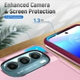 thumbnail image 4 of for Moto G Stylus 5G 2022 Case, with Screen Protector,[ Grade Drop Tested] Heavy-Duty Tough Rugged Shockproof Protective Case for Motorola G Stylus 5G 2022, Pink, 4 of 6