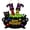 #01-A, variant on Halloween Wooden Door Wreath Sign, Happy Halloween Witch Feet Wall Decor with Black Cat & Spider for Front Door, Porch & Farmhouse Display