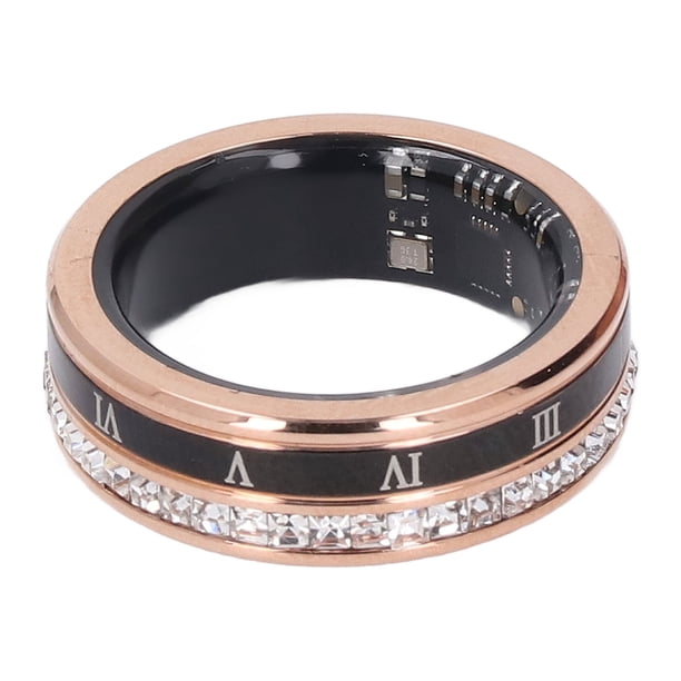 Anillo Inteligente, Rastreador De Ejercicios, Rastreador De Salud Con Anillo Inteligente De Acero Ti, Rastreador De Actividad Para Hombres Y Mujeres, IP68 A Prueba De Agua, Carga