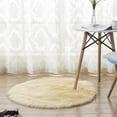 thumbnail image 4 of Luxury Round Area Rugs for Bedroom Kids Nursery Rug Super Soft Living Room Home Shaggy Carpet, 4 of 7