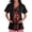 Orange_001, variant on Domuza Halloween Themed Scrubs Shirts for Women Funny Bat Graphic Casual Soft Stretchy Short Sleeve V Neck Tshirts Breathable Nurse Uniforms Tops with Pocket Purple 3XL