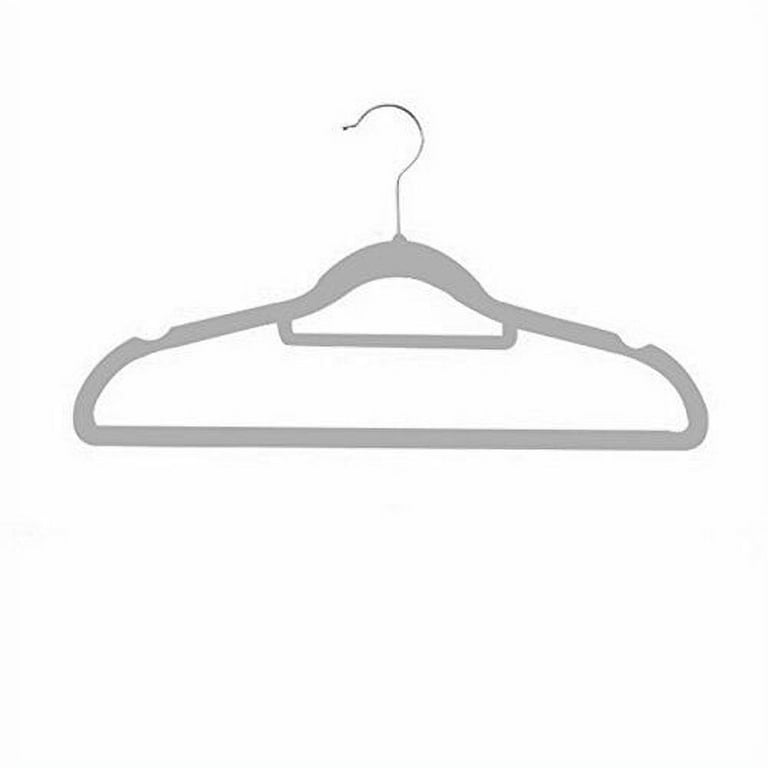 Zen Closet Beige Ultra-thin Heavy-duty No-slip Velvet Suit Hangers