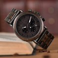 thumbnail image 2 of Reloj 2win W*Q26-1 Grabado en Madera y Acero Inoxidable 44 mm, 2 of 9