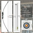 thumbnail image 2 of Piaoyu Arco y Flecha para Adolescentes, Juego de Tiro con Arco para Principiantes, para Jóvenes, Práctica de Tiro con Arco y Flecha, Arco Compuesto, Entrenamiento de Tiro con Arco Al Aire Libre y en e, 2 of 11
