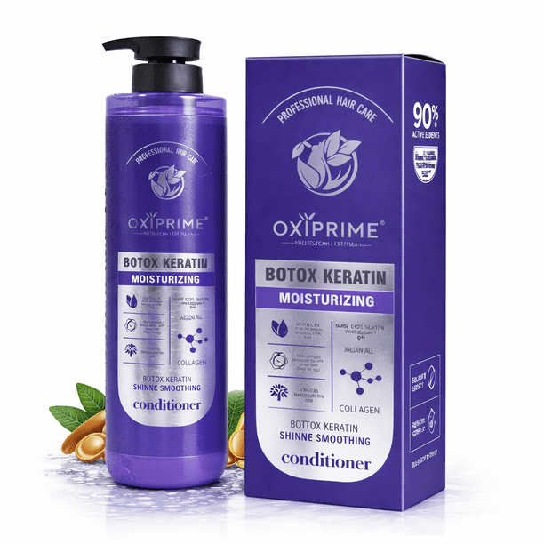 Condicionador Botox Keratin 800ml Reparación Capilar Intensiva, Hidratación Profunda, Control Frizz, Brillo Espejo y Suavidad Profesional para Todo Tipo de Cabello