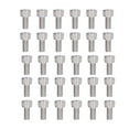 thumbnail image 1 of 30Pcs M6 Screw Bolts 304 Stainless Steel A2‑70 Hex Socket Cap Cylinder Head Bolt Set DIN 912M6x12, 1 of 5