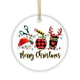 thumbnail image 5 of Merry Christmas Plaid Teacher Ornament, School Professional Gift, 5 of 5