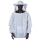 thumbnail image 1 of Chaqueta de apicultura profesional de protección total, ventilada, con capucha de velo, color blanco, 1 of 1