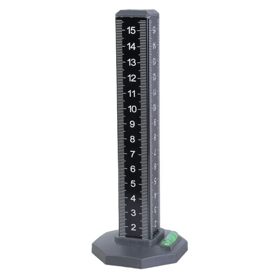 Adjustable Height Measurement Ruler Suitable for Flooring Projects Thickened Aluminum Alloy with Precise Height Control