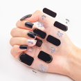 thumbnail image 1 of Envoltura de uñas de Gel semicurado UV de 16 puntas, pegatina de envoltura de uñas de Color puro 5D, pegatina de Gel de lámpara UV de cubierta completa, 1 of 7